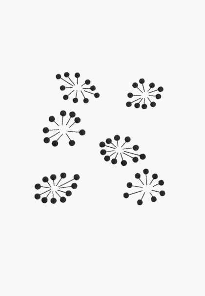 BLUMEN-MUSTER - Maschinenstickerei-Muster - Sofortiger Download