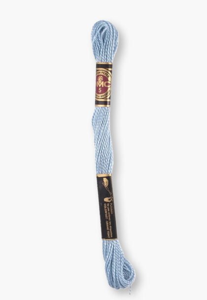 DMC Cotton Perlé 115 – Color 800 – 100% Cotton – 10m Skein