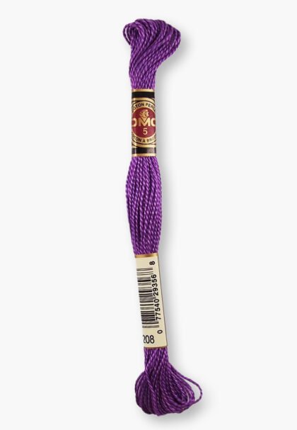 DMC Cotton Perlé 115 – Color 208 – 100% Cotton – 10m Skein