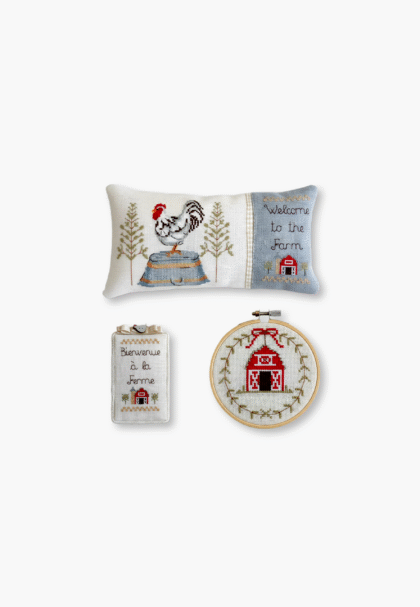 Kreuzstich-Kit Willkommen auf dem Bauernhof