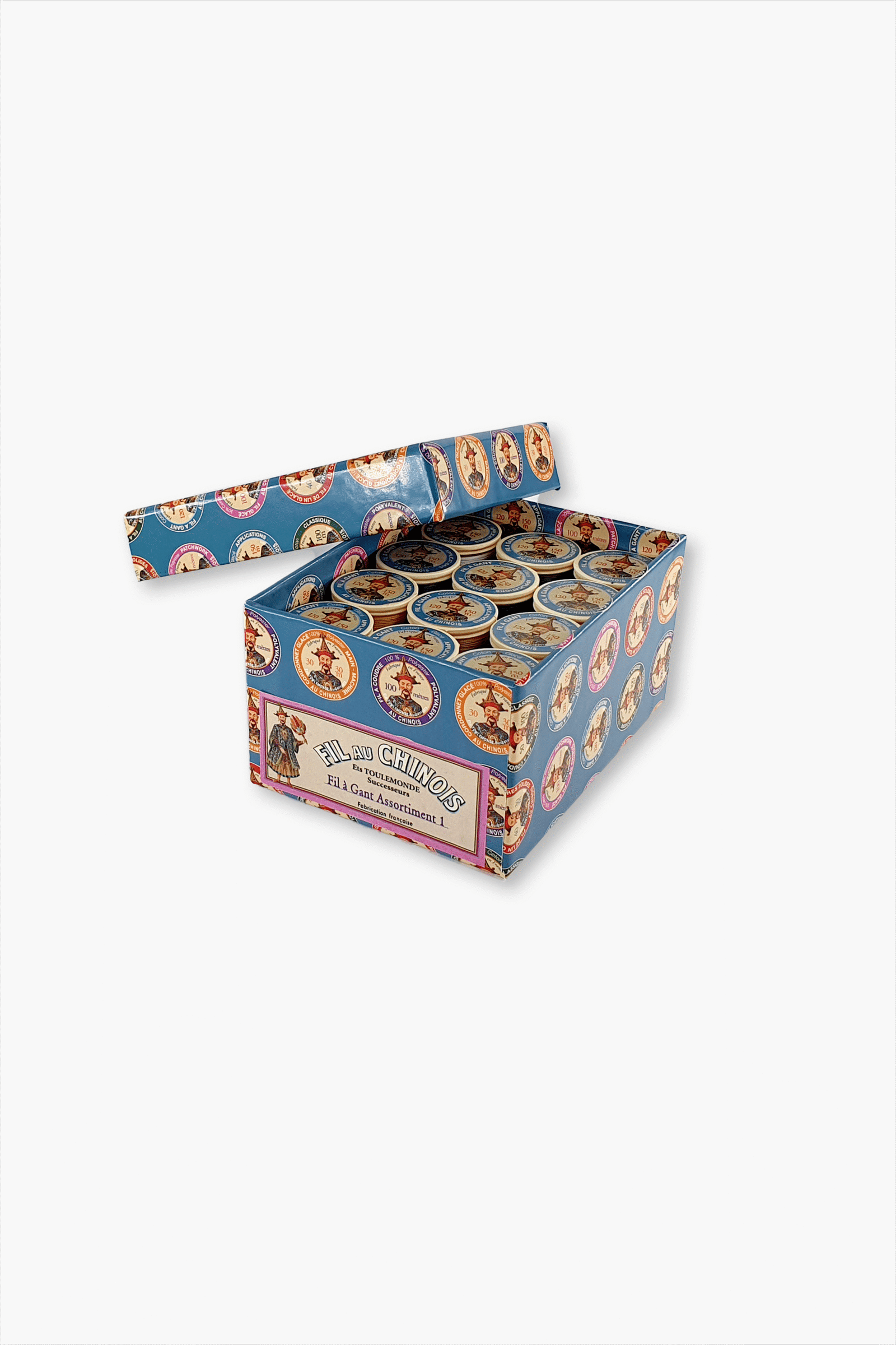 Maison Sajou – Waxed Gloving Thread – Box of 12 Dark Tones – Fil Au Chinois - Image 17