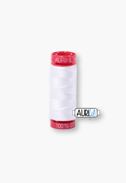 Aurifil Mako Cotton 12wt White BMK12SP50 - 2024