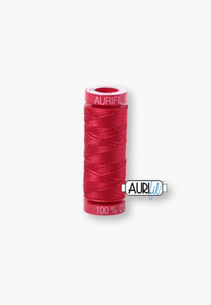 Aurifil Mako Cotton 12wt Red BMK12SP50 - 2250