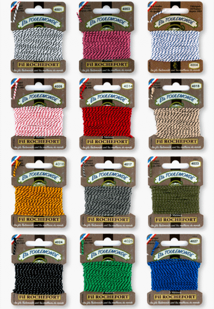 Maison Sajou – Embroidery Floss Rochefort – Box of 12 Classic Tones