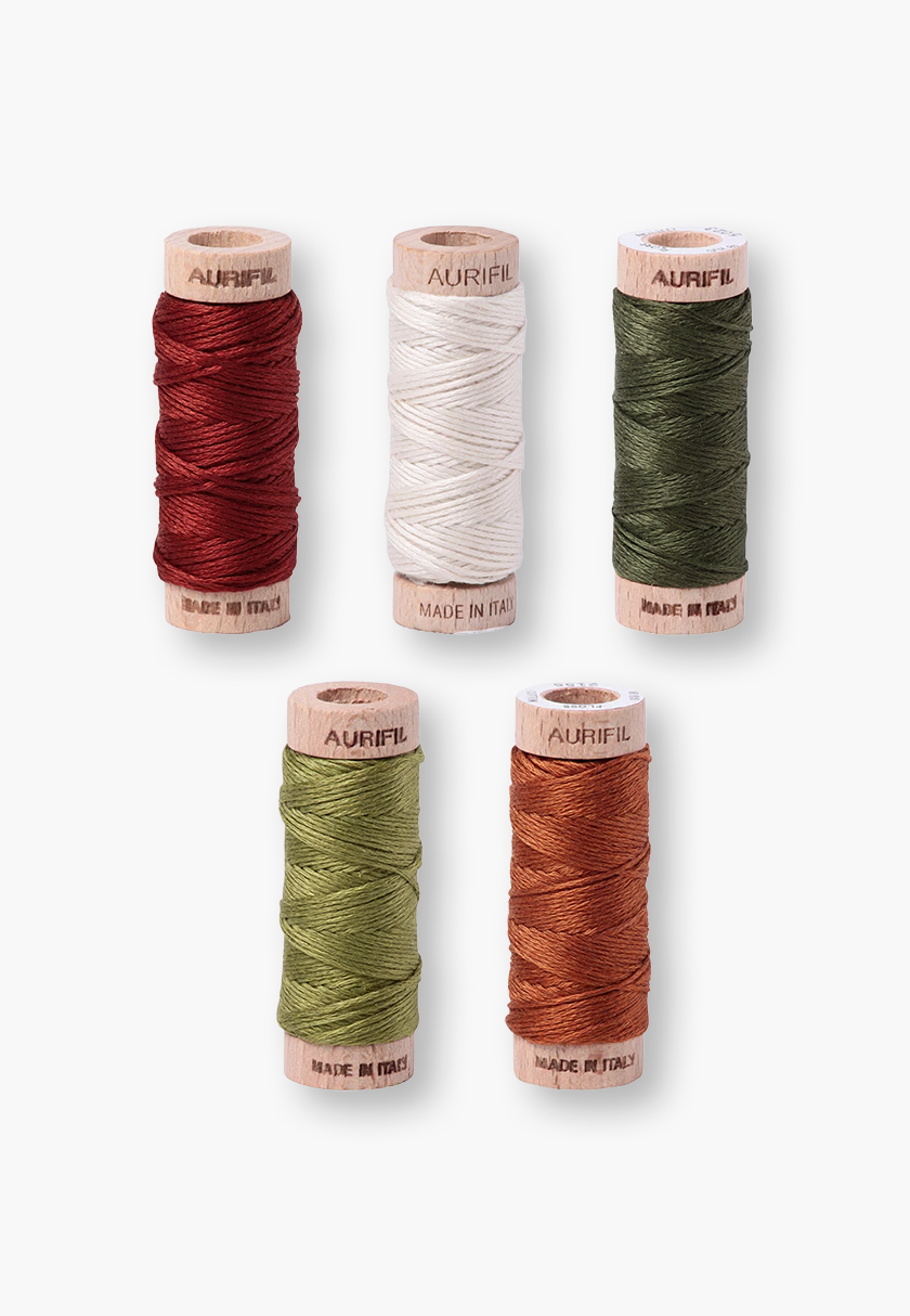 Aurifil Wonder Wood Collection Six-Strand Cotton Floss