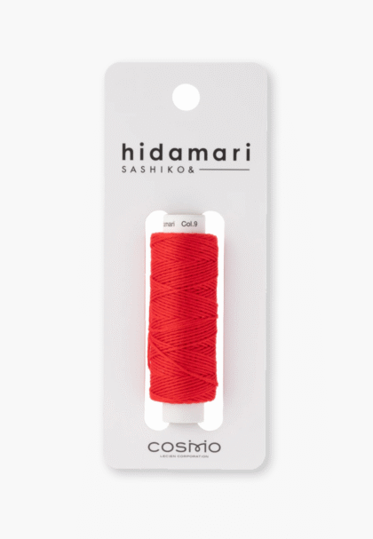 COSMO Hidamari Sashiko Garn 88 - Farbe 9 Wassermelone - 100% feste Baumwolle