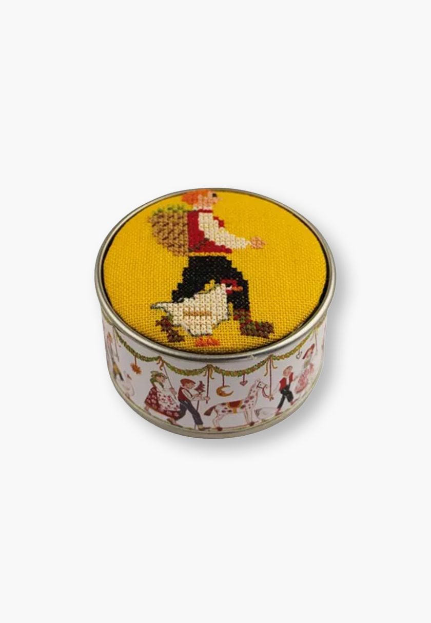 MAISON SAJOU – Alsatian Grape Picker Cross-Stitch Kit – Beginner