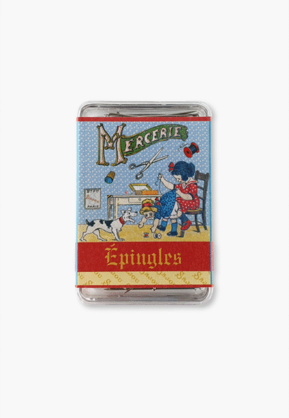Maison Sajou - Épingles à coudre - Extra Fine No. 4 - Boîte à couture pour fille
