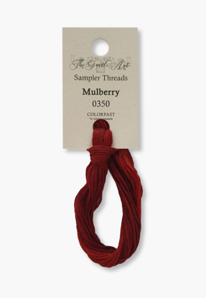 Gentle Art Sampler Threads - Mulberry 0350B - 10 Yards - 100% Hand-Dyed Cotton