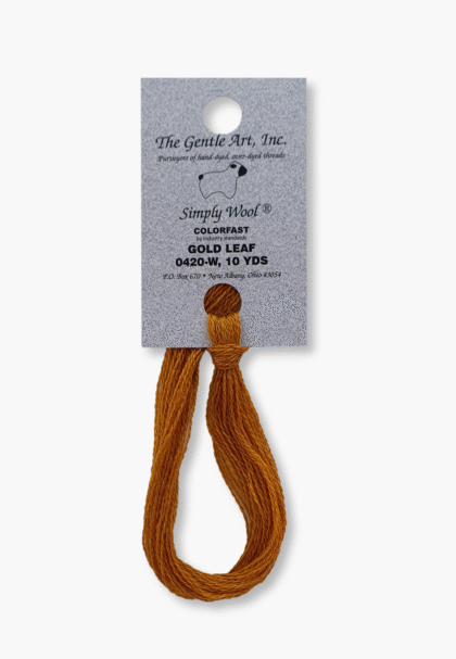 Gentle Art Simply Wool - Gold Leaf 0420W - 10 verges - 100% laine teinte à la main
