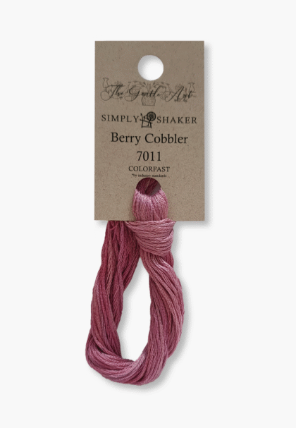 Gentle Art Sampler Threads - Berry Cobbler 7011B - 10 Yards - 100% Hand-Dyed Cotton