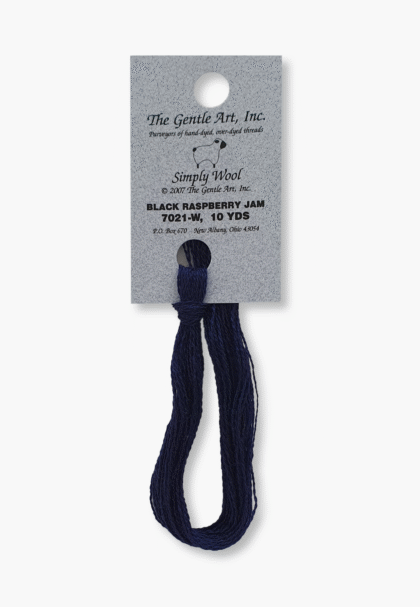 Gentle Art Simply Wool - Black Raspberry Jam 7021W - 10 verges - 100% laine teinte à la main