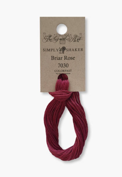 Gentle Art Sampler Threads - Briar Rose 7030B - 10 verges - 100 % coton teint à la main