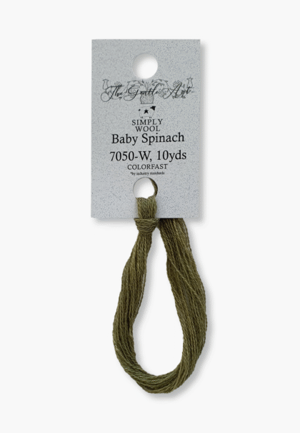 Gentle Art Simply Wool - Baby Spinat 7050W - 10 Yards - 100% handgefärbte Wolle