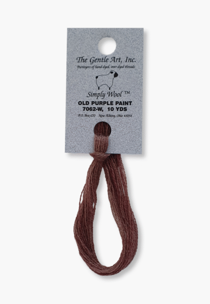 Gentle Art Simply Wool - Old Purple Paint 7062W - 10 verges - 100% laine teinte à la main