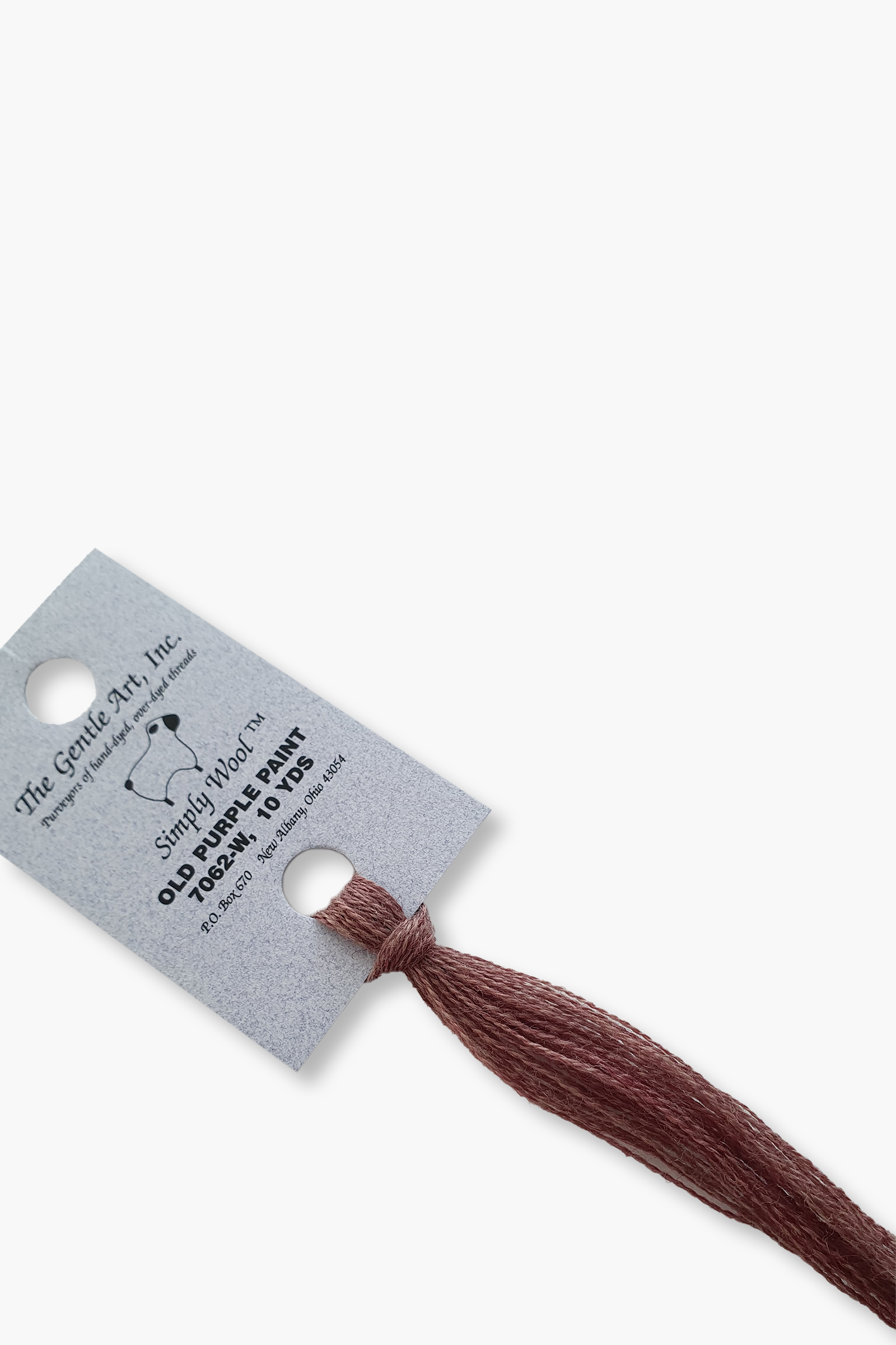 Gentle Art Simply Wool – Old Purple Paint 7062W – 10 Yards – 100% Hand-Dyed Wool - Image 2