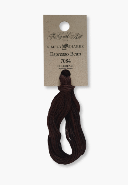 Gentle Art Sampler Threads - Espresso Bean 7084B - 10 Yards - 100% Hand-Dyed Cotton