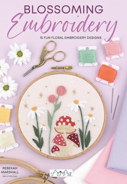 Blühende Stickerei: 15 lustige florale Stickmotive