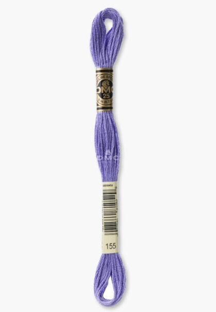 DMC Mouliné Spécial 117MC - Couleur 155 - 100% coton - écheveau de 8m