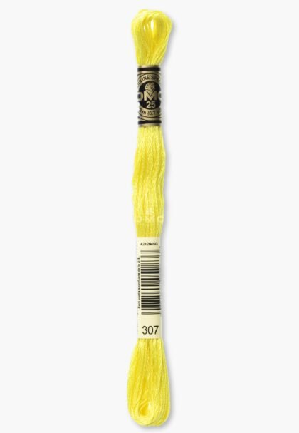 DMC Mouliné Spécial 117MC - Couleur 307 - 100% Coton - 8m Skein