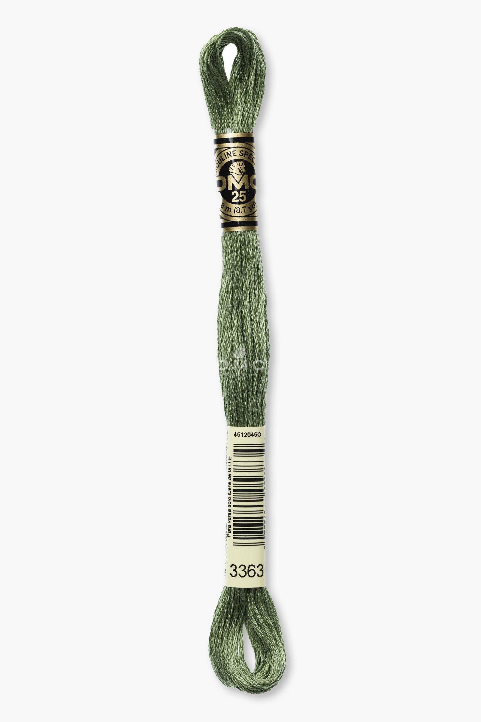 DMC Mouliné Spécial 117MC – Color 3363 – 100% Cotton – 8m Skein