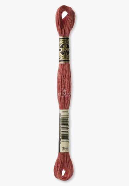 DMC Mouliné Spécial 117MC - Farbe 356 - 100% Baumwolle - 8m Knäuel