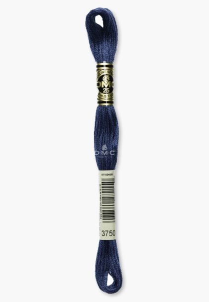 DMC Mouliné Spécial 117MC - Farbe 3750 - 100% Baumwolle - 8m Knäuel