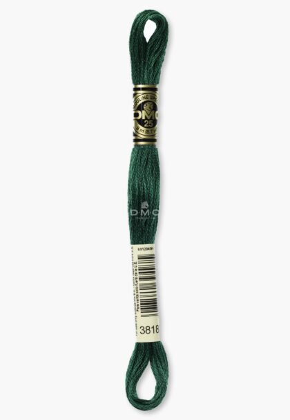 DMC Mouliné Spécial 117MC - Farbe 3818 - 100% Baumwolle - 8m Knäuel