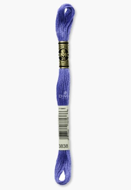 DMC Mouliné Spécial 117MC - Farbe 3838 - 100% Baumwolle - 8m Knäuel