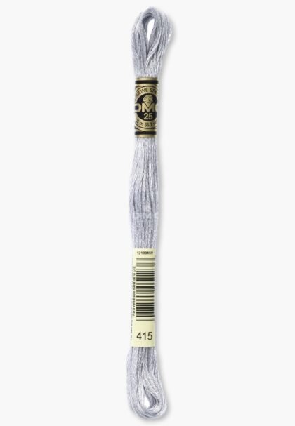 DMC Mouliné Spécial 117MC - Farbe 415 - 100% Baumwolle - 8m Knäuel