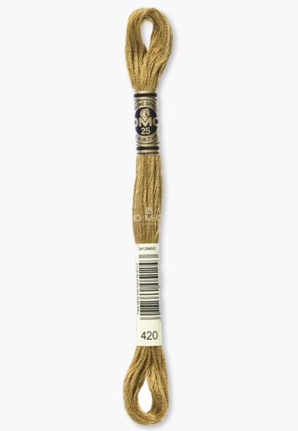 DMC Mouliné Spécial 117MC - Farbe 420 - 100% Baumwolle - 8m Knäuel