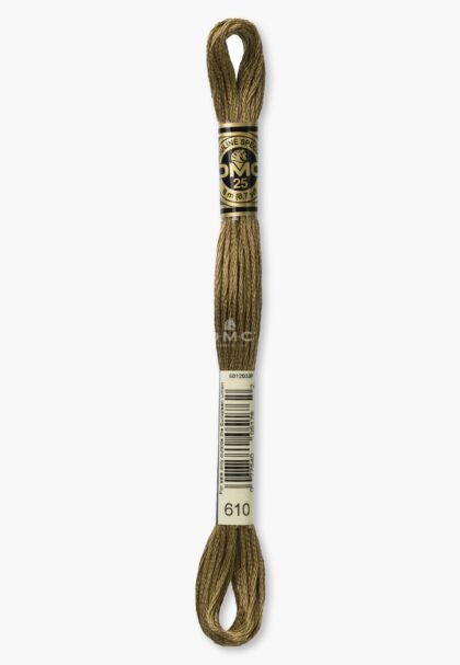DMC Mouliné Spécial 117MC - Farbe 610 - 100% Baumwolle - 8m Knäuel