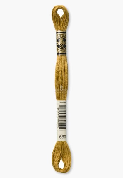 DMC Mouliné Spécial 117MC - Farbe 680 - 100% Baumwolle - 8m Knäuel