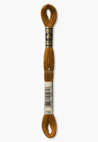 DMC Mouliné Spécial 117MC - Farbe 780 - 100% Baumwolle - 8m Knäuel