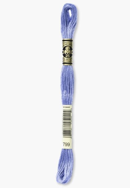 DMC Mouliné Spécial 117MC - Couleur 799 - 100% coton - écheveau de 8m