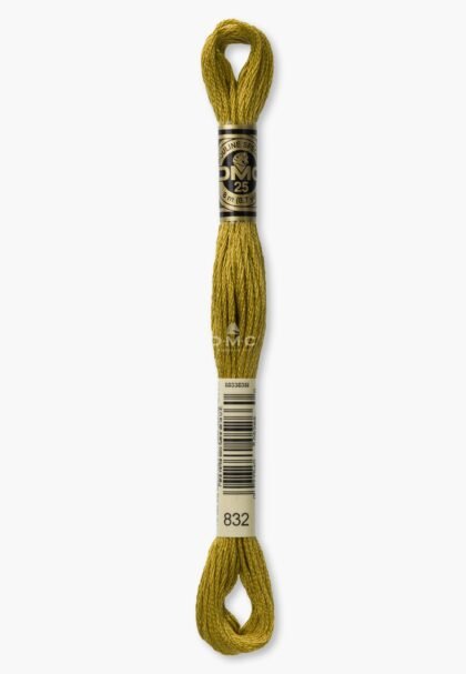 DMC Mouliné Spécial 117MC - Couleur 832 - 100% coton - écheveau de 8m