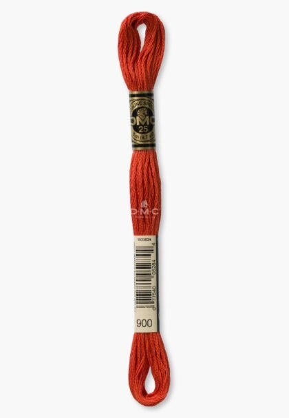 DMC Mouliné Spécial 117MC - Farbe 900 - 100% Baumwolle - 8m Knäuel