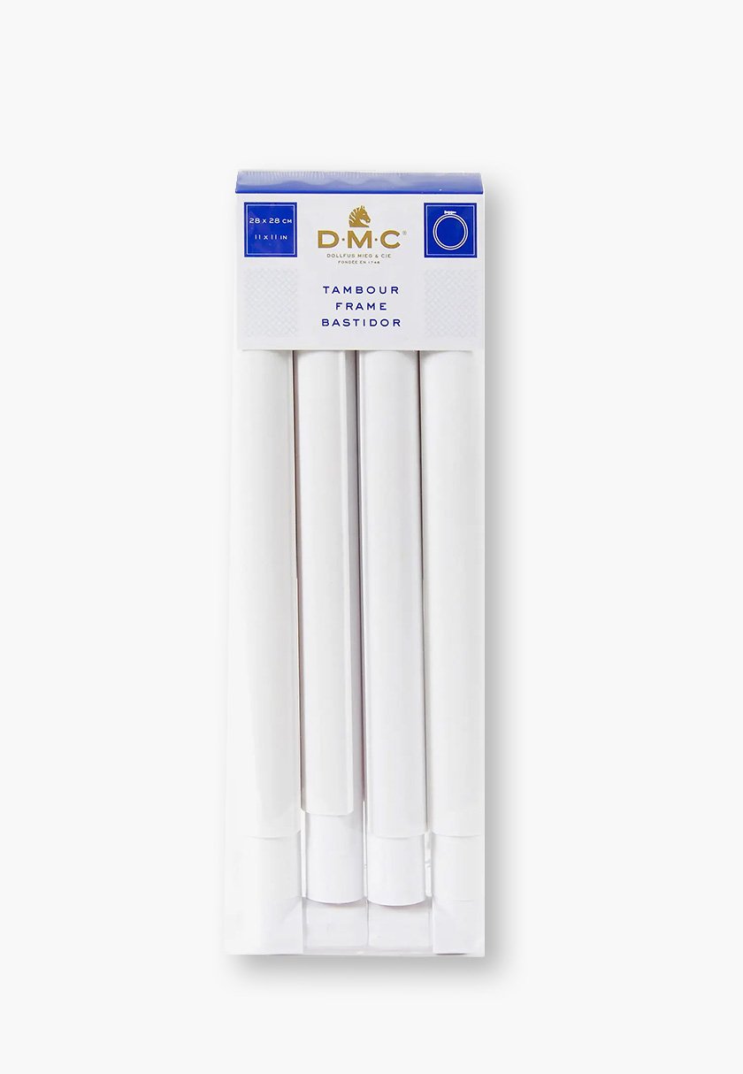 DMC – White Square Embroidery Hoop 28 × 28 cm