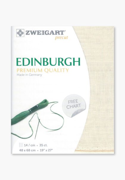 ZWEIGART Edinburgh 36 Count Linen Fabric Colour 99 – 48 × 68 cm