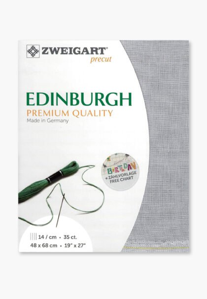 ZWEIGART Edinburgh 36 Count Linen Fabric Colour 705 – 48 × 68 cm