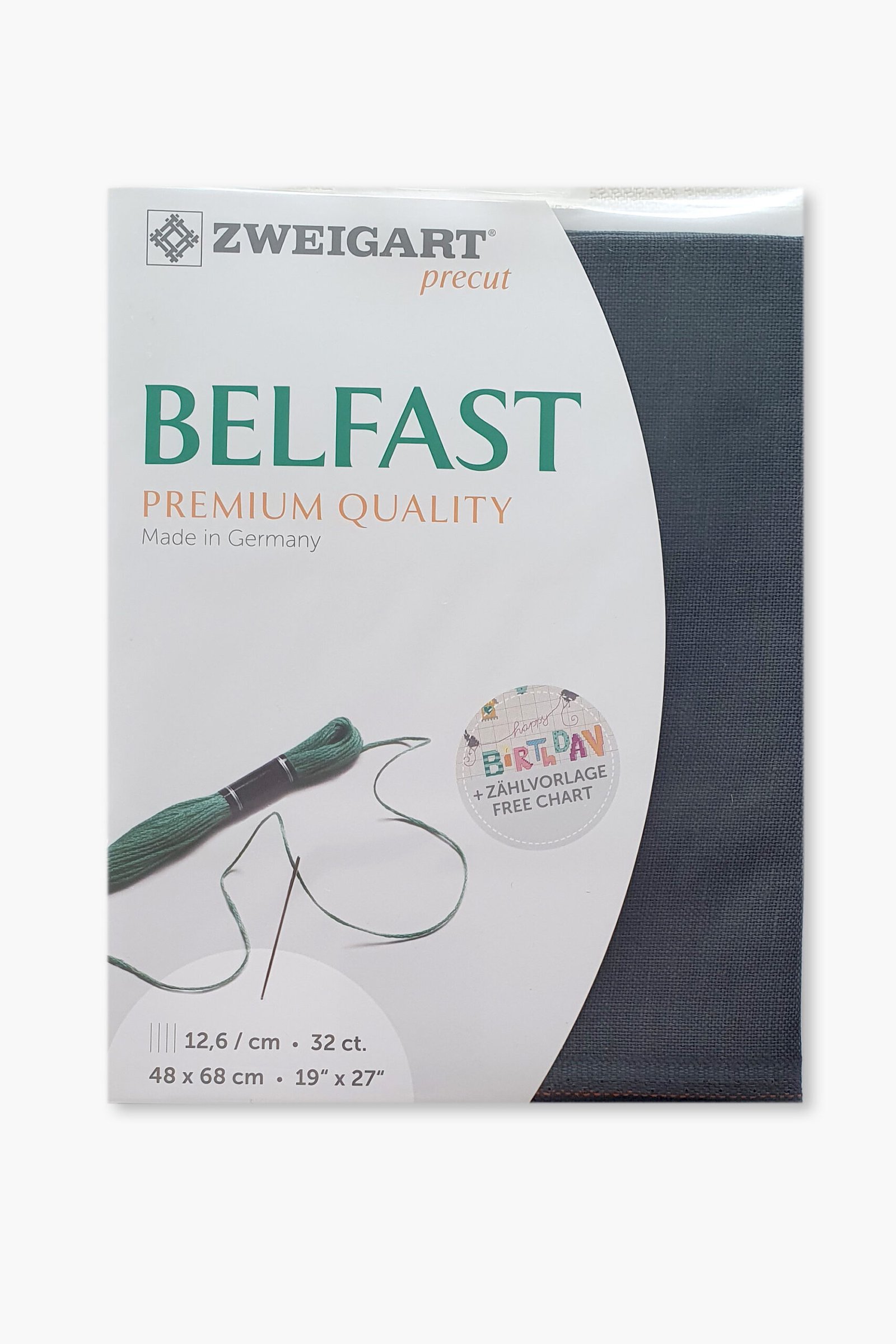 ZWEIGART Belfast 3609 – Tessuto di lino pretagliato 32 count - Colore 7026 - (48 × 68 cm) - immagine 4