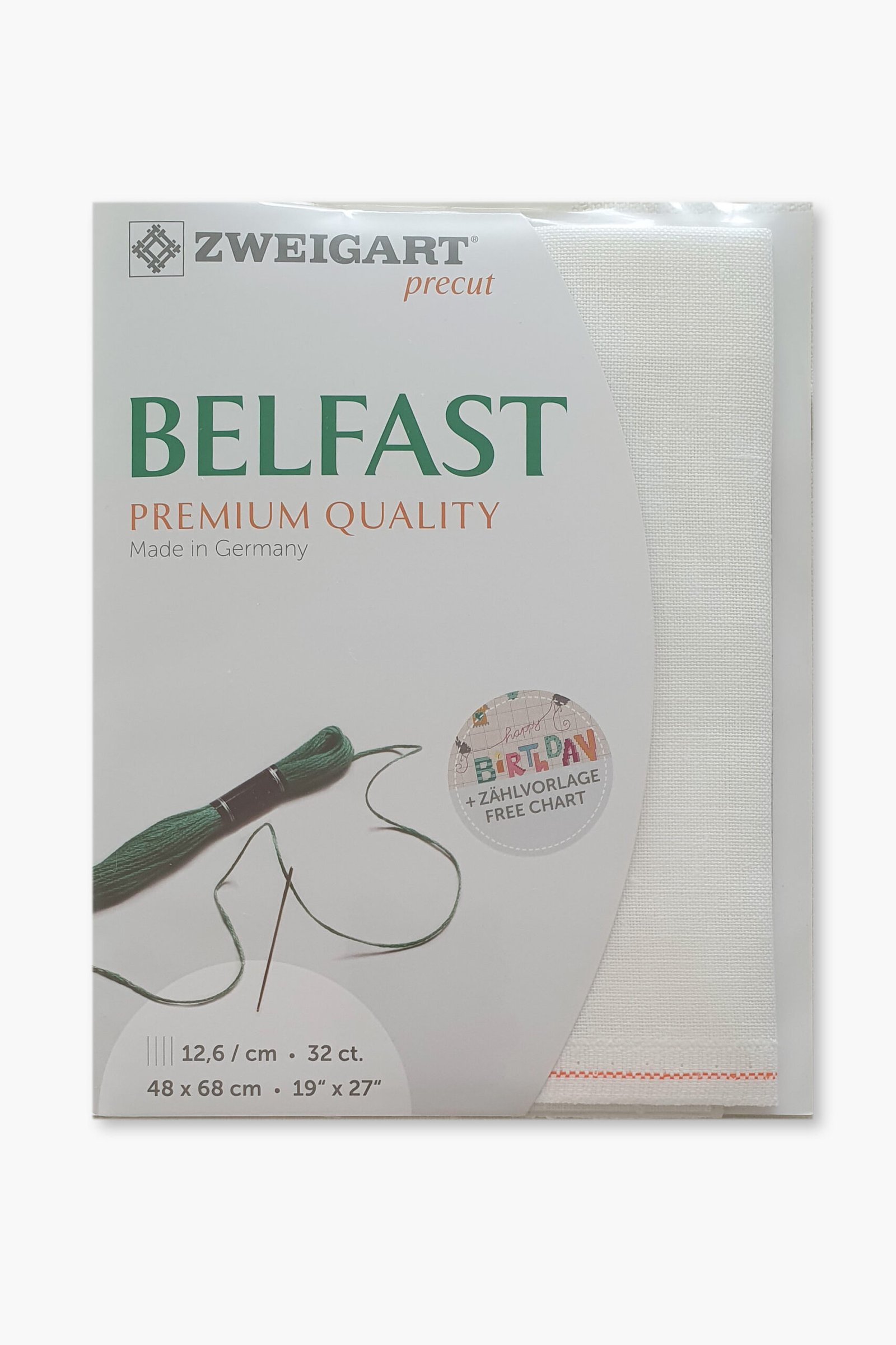 ZWEIGART Belfast 3609 – Precut Linen Fabric 32 Count - Colour 101 - (48 × 68 cm) - Image 5