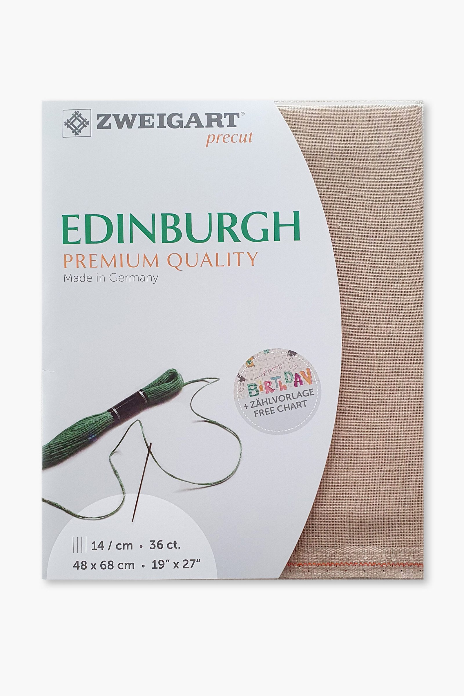 ZWEIGART Edinburgh 36 Count Linen Fabric Colour 309 – 48 × 68 cm - Image 4