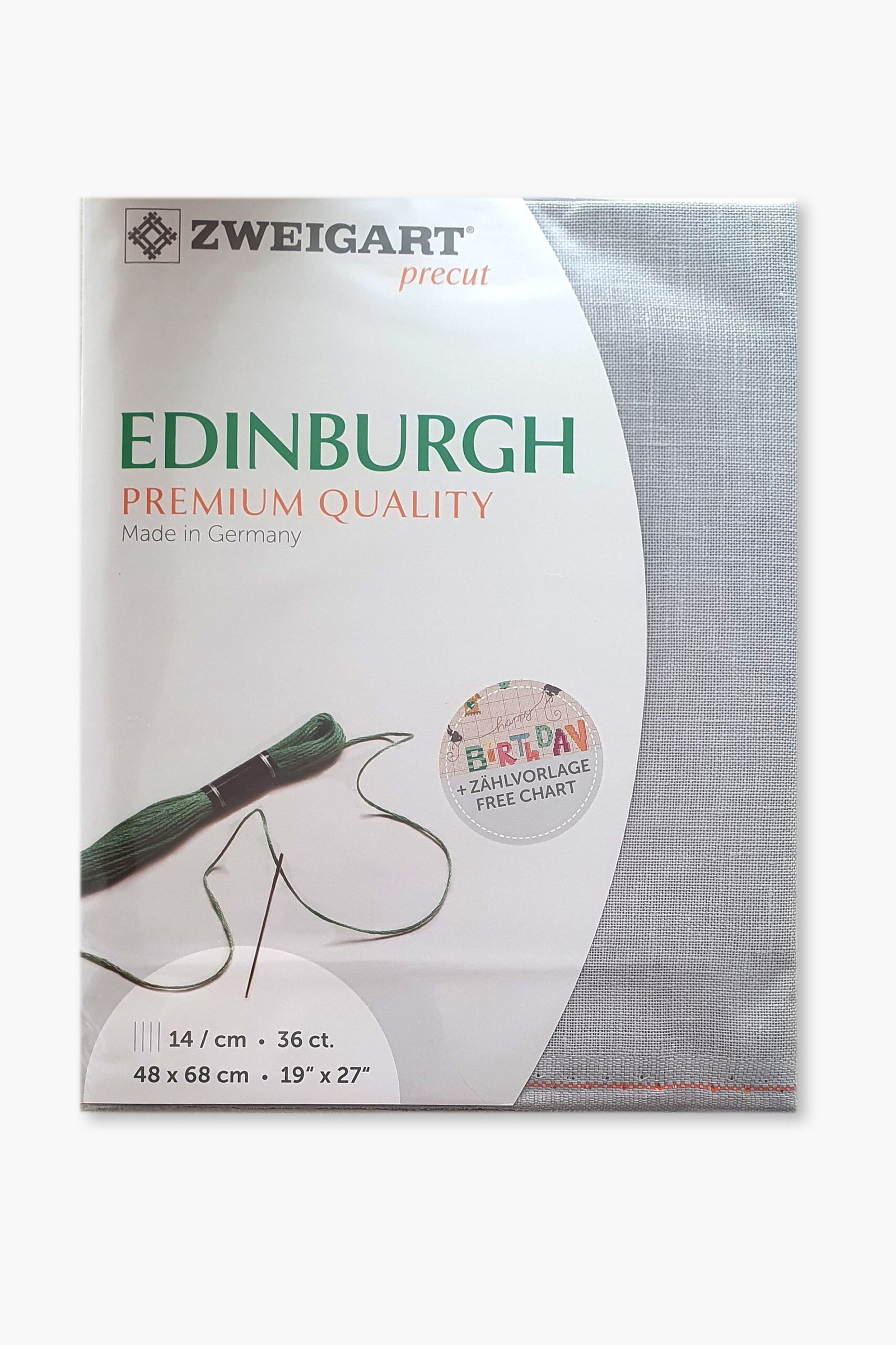 ZWEIGART Edinburgh 36 Count Linen Fabric Colour 705 – 48 × 68 cm - Image 3