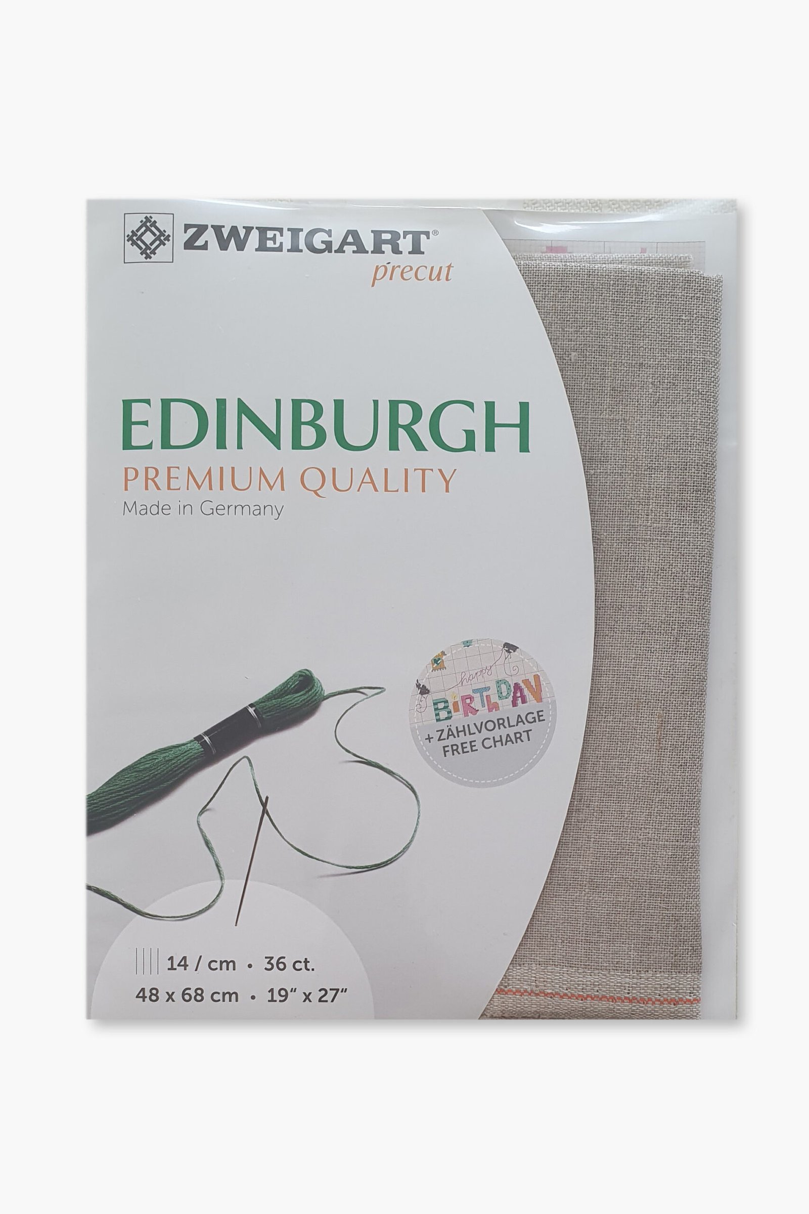 ZWEIGART Edinburgh 36 Count Linen Fabric Colour 53 – 48 × 68 cm - Image 5
