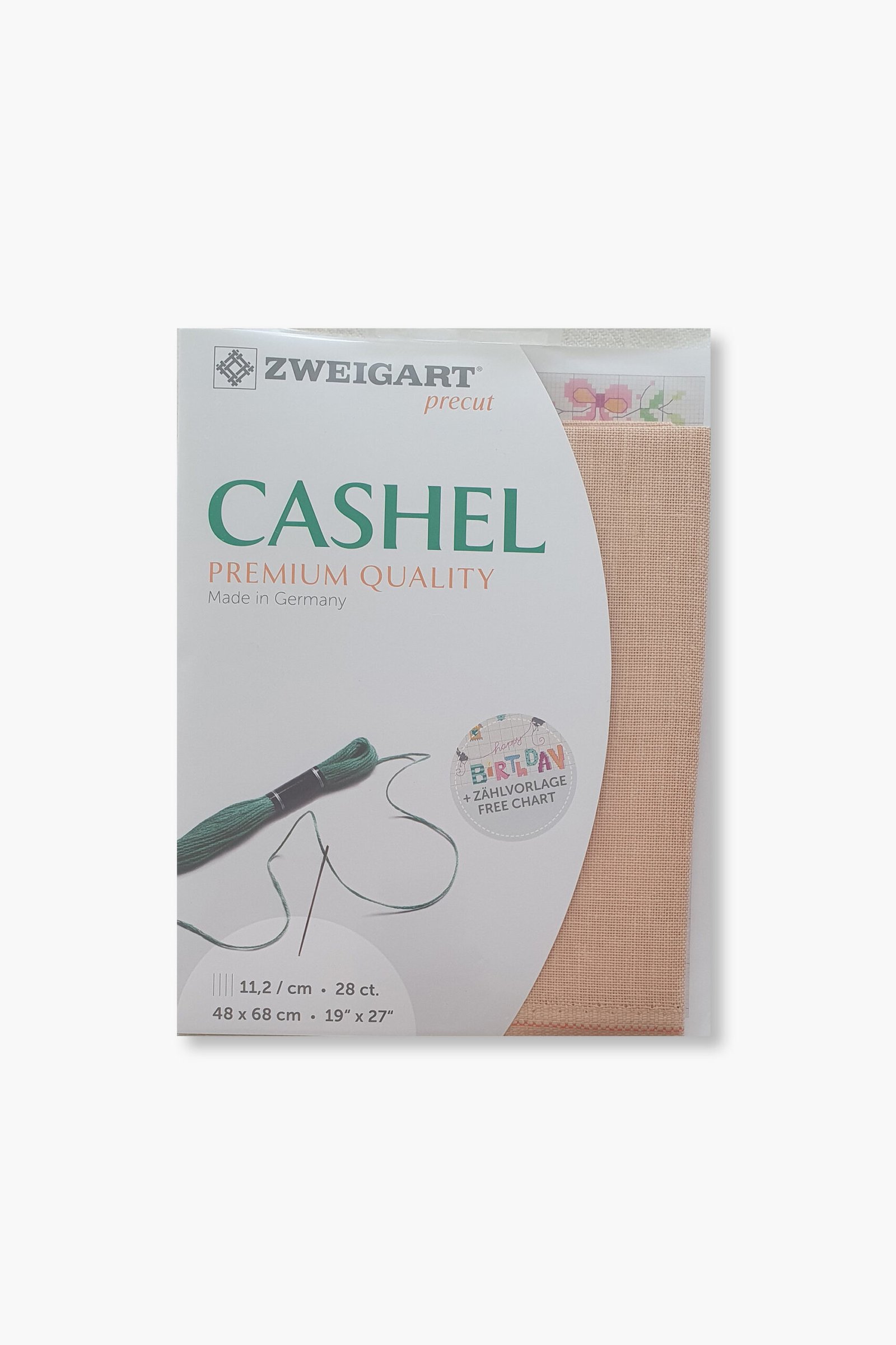 ZWEIGART Cashel 3281 – Precut Linen Fabric 28 Count - Colour 322- (48 × 68 cm) - Image 6