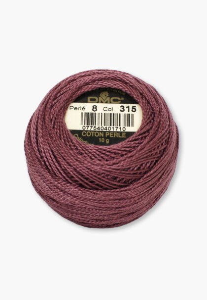 DMC Perlé No. 8 – Color 315 – 100% Cotton – 10 g Thread Ball