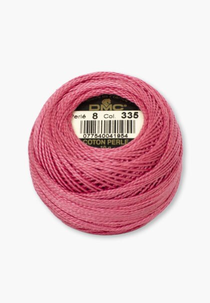 DMC Perlé No. 8 – Color 335 – 100% Cotton – 10 g Thread Ball