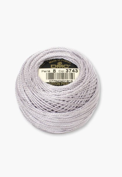 DMC Perlé No. 8 – Color 3743– 100% Cotton – 10 g Thread Ball