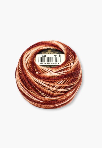 DMC Perlé No. 8 – Color 69 – 100% Cotton – 10 g Thread Ball